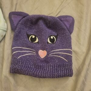 The Children's Place Purple Cat Ear Hat